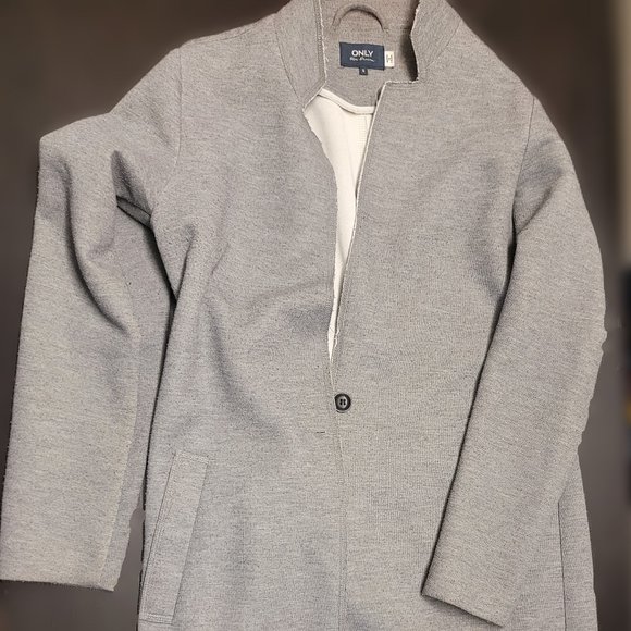 ONLY Women's 2023 Autumn Winter Fashion Elegant Solid Color Stand Collar Hidden - Picture 1 of 4